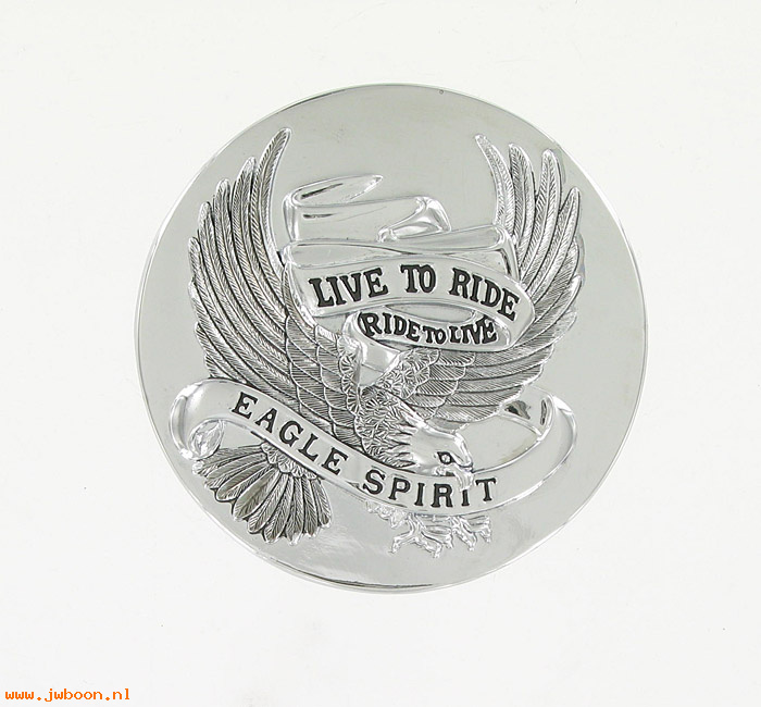 D RF375-5950 (): Roffes - Emblem "Live to Ride - Eagle Spirit" - 6,4cm