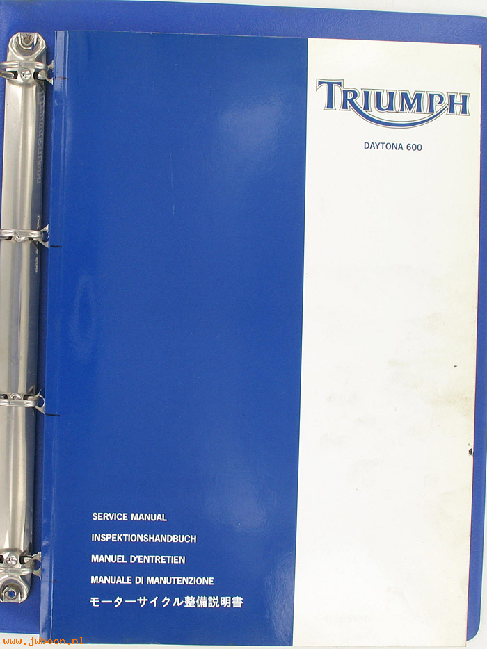 D T6 (): Triumph original service manual Daytona 600 (2003)