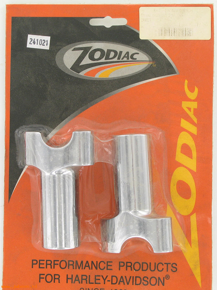 D Z241021 (): Zodiac handlebar risers 3-1/2"