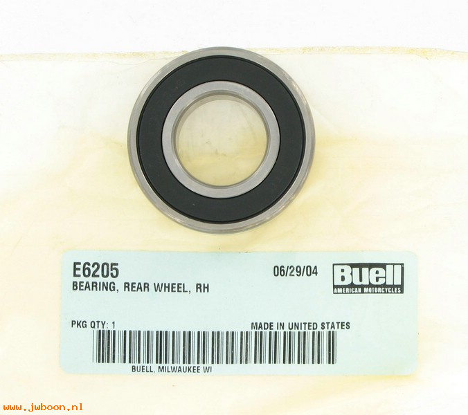   E6205 (43695-94Y /43691-94Y): Bearing, wheel - NOS - Buell '95-'02
