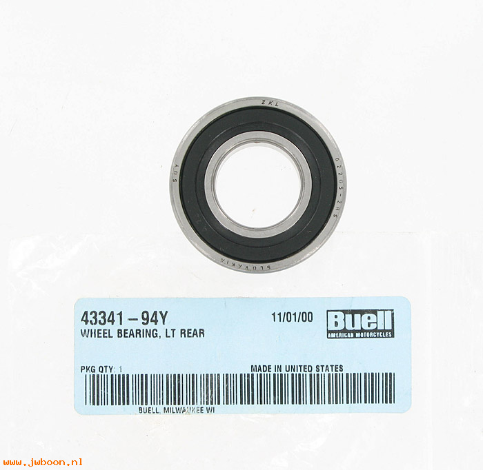   E62205 (43341-94Y): Bearing, wheel - NOS
