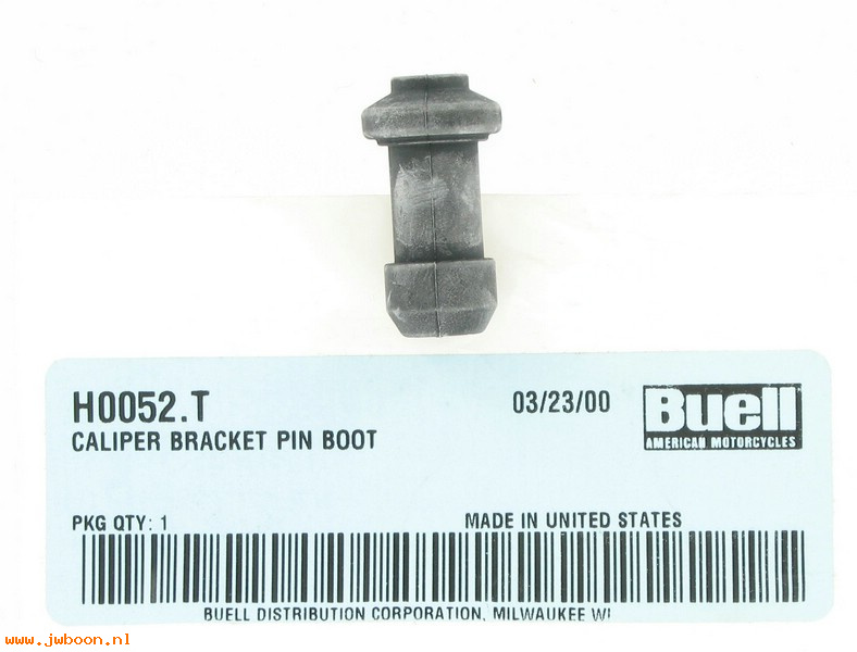   H0052.T (H0052.T): Boot, caliper bracket pin - NOS - Buell Blast '00-'10