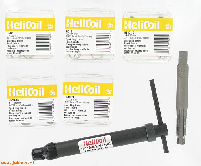 H 5523-14 (): Heli-Coil kit  14-1.25 mm spark plugs, in stock