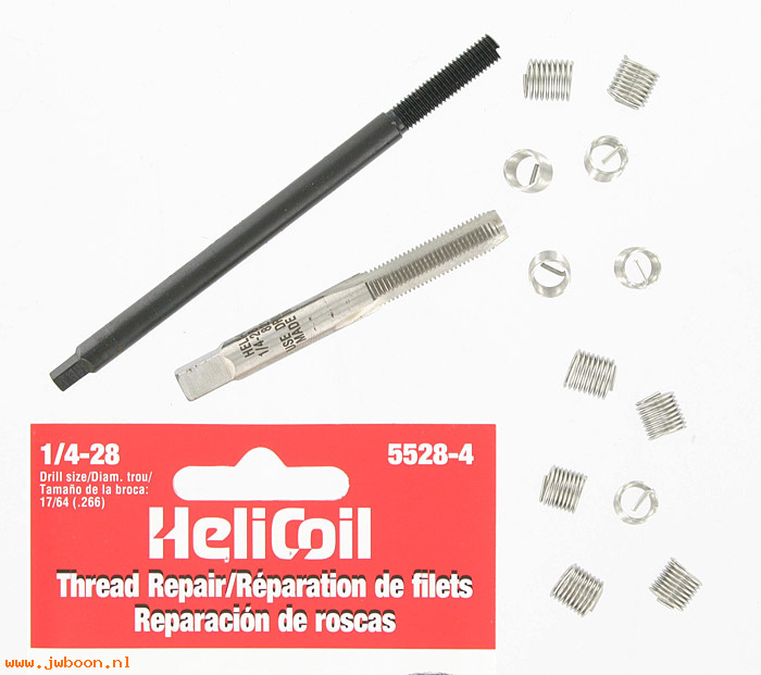 H 5528-4 (): Heli-Coil kit  1/4"-28 thread, in stock