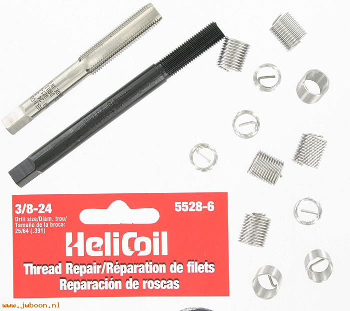H 5528-6 (): Heli-Coil kit 3/8"-24 thread, in stock