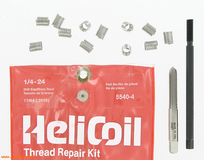 H 5540-4 (): Heli-Coil kit 1/4"-24 special size, in stock