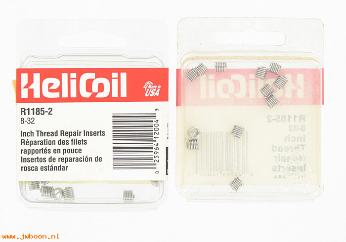 H R1185-2 (): Set Heli-coil inserts   8-32