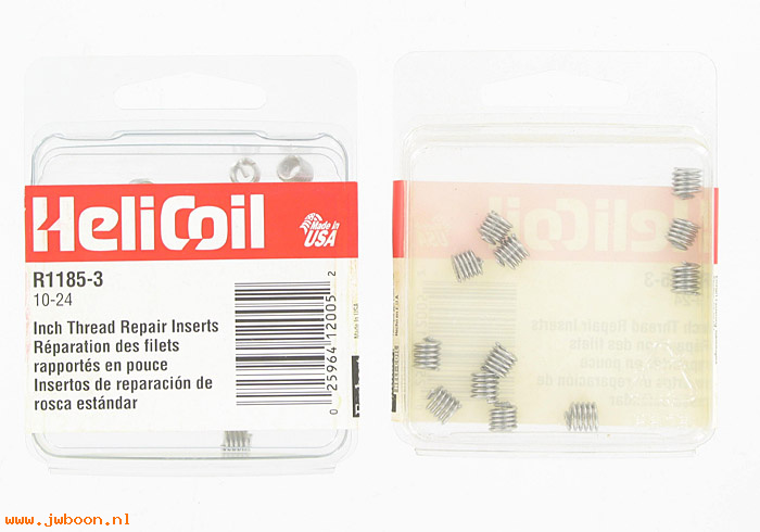 H R1185-3 (): Set Heli-coil inserts   10-24