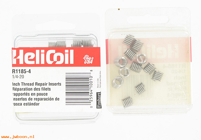 H R1185-4 (): Set Heli-coil inserts   1/4"-20
