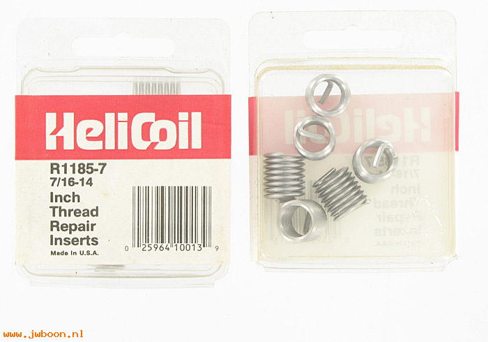 H R1185-7 (): Set Heli-coil inserts  7/16"-14