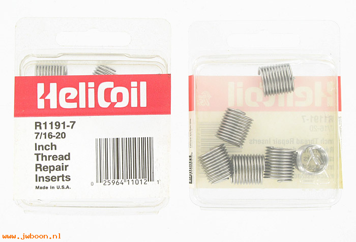 H R1191-7 (): Set Heli-coil inserts 7/16"-20