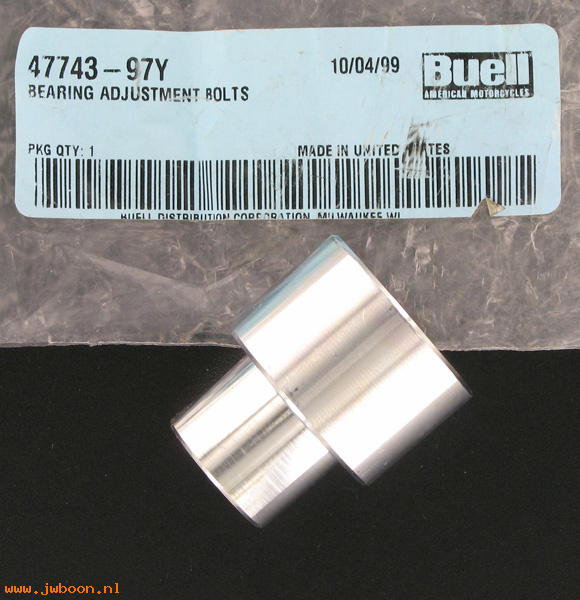   K0505.C (47743-97Y): Bearing adjustment bolt - NOS - M2, S3, S1/X1 '97-'02