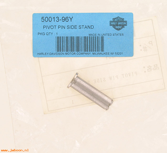   L0174.9 (50013-96Y): Pivot pin, side stand - NOS