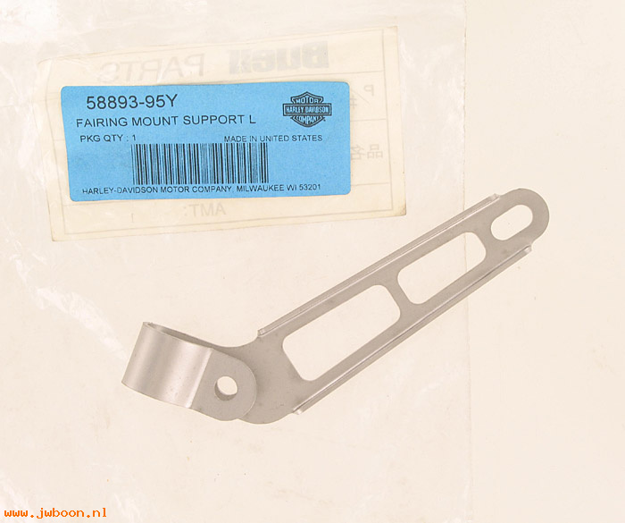   L0910.8 (58893-95Y): Support link, fairing - front - NOS - Buell S2 Thunderbolt 1995