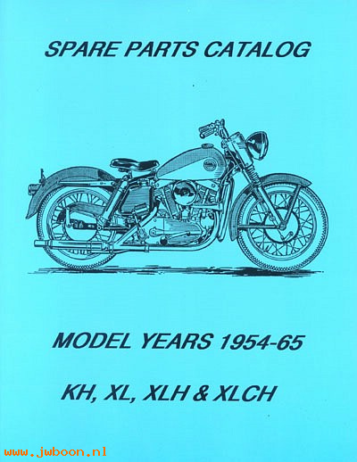L 507A (99451-65): Parts catalog - '54-'65 Ironhead Sportster XL's, in stock