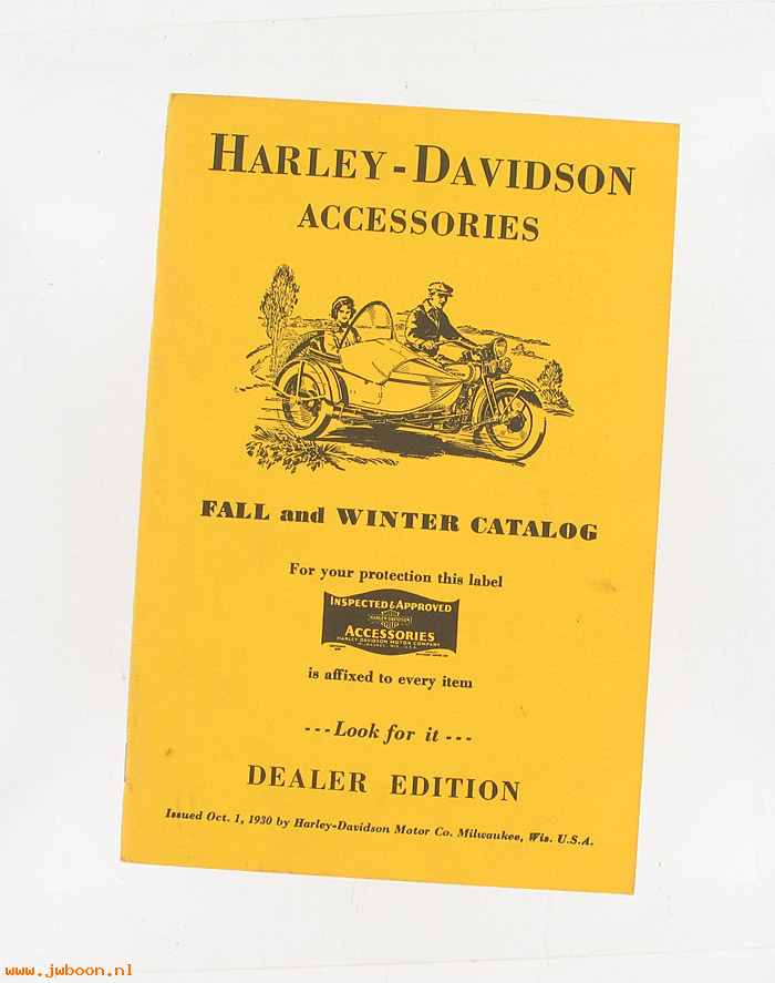 L 551A (): Accessory catalog 1932 Dealer edition, in stock