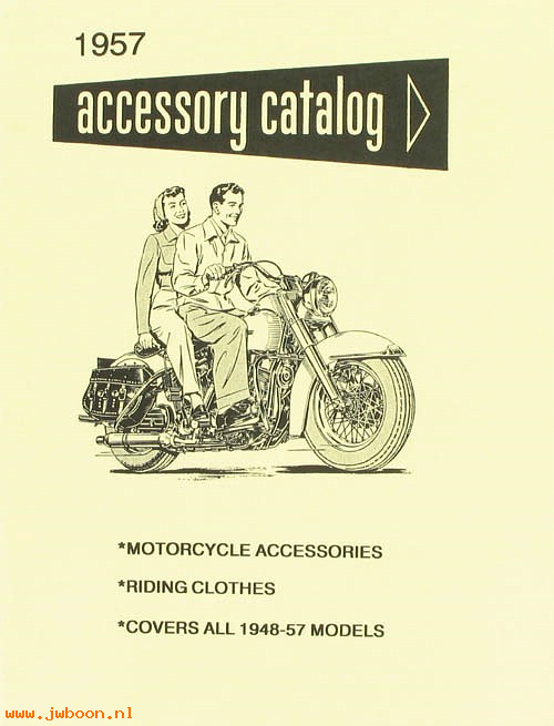 L 556 (99455-57): Accessory catalog 1957 - dealer edition, in stock