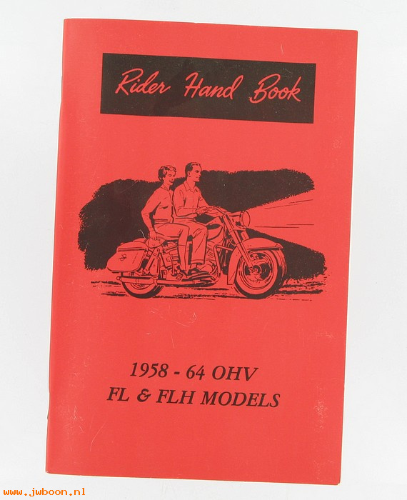 L 565B (99460-64): Riders handbook 1958-1964 Panhead, in stock