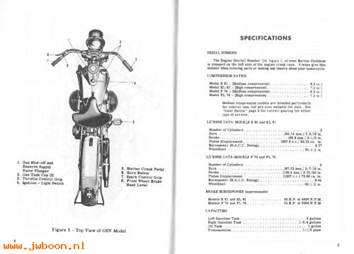 L 565C (99460-50): Riders handbook 1948-1954 Panhead, in stock