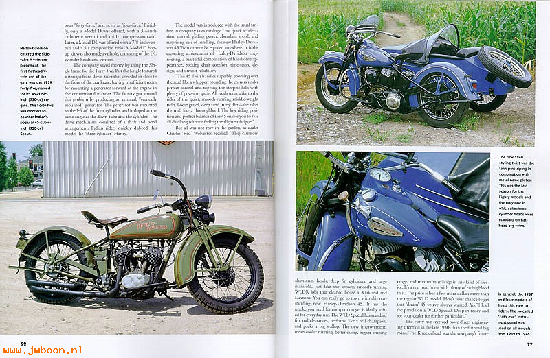 L 645 (): Book - Harley-Davidson Flatheads, in stock