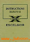 L 670 (): Excelsior instructions manual, in stock