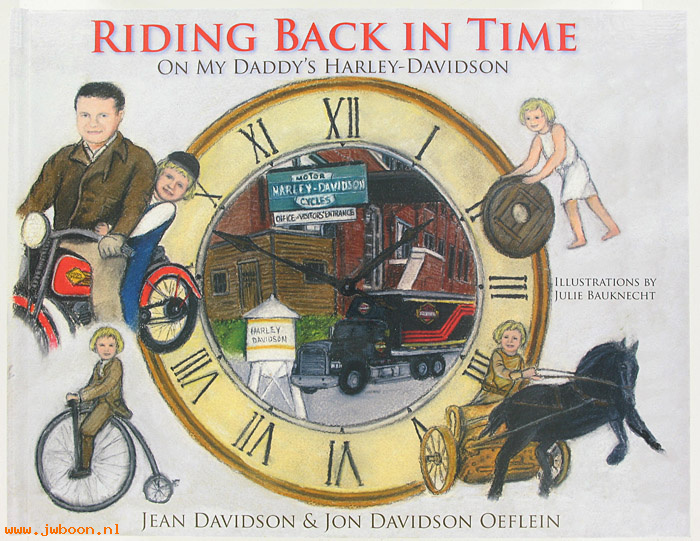 L 678 (): Book - Riding back in time.... - autographed by Jean Davidson