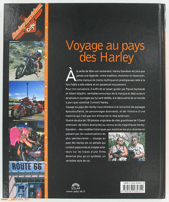 L 689 (): Book - Voyage au Pays des Harley - hard cover, in stock