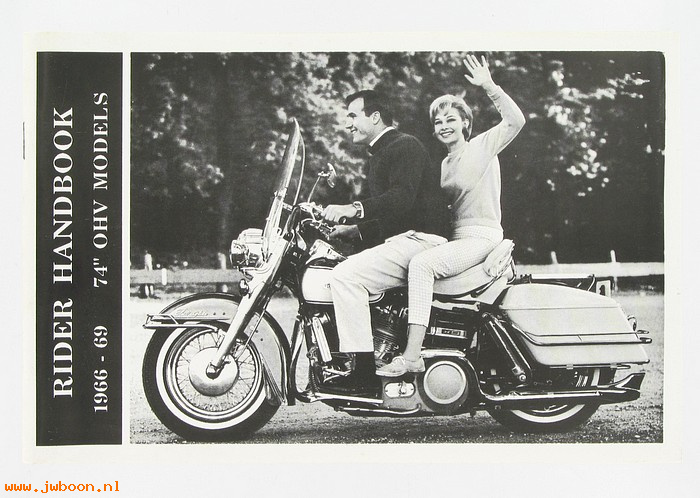 L  99460-69 (99460-69): 1966-1969 Riders handbook / Owner's manual Shovelhead - NOS