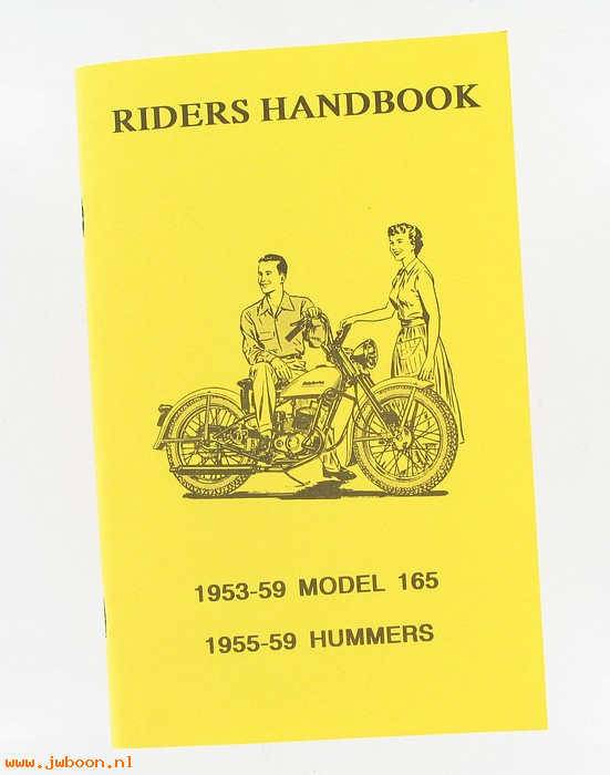 L  99463-59 (99463-59): Riders handbook model 165, Hummer