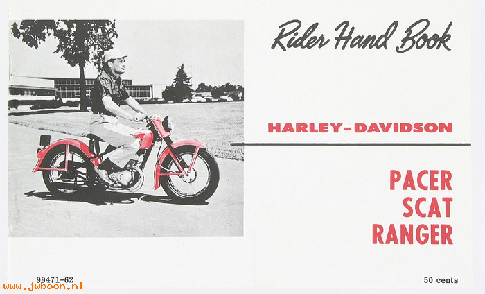 L  99471-62 (99471-62): 1962 Riders handbook