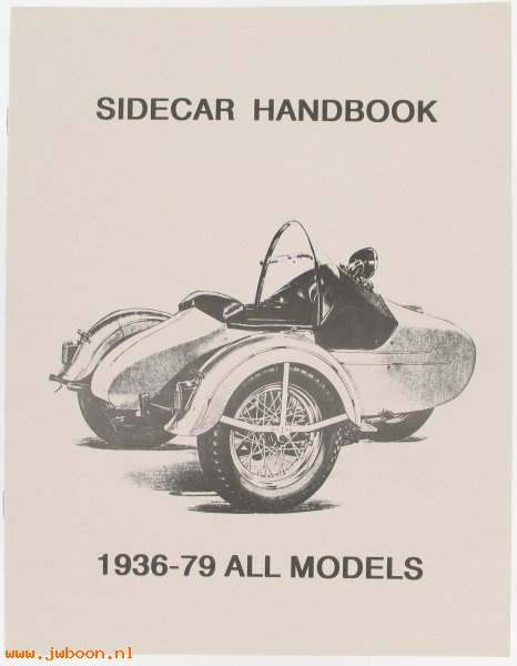 L  99958-79 (99958-79): Sidecar owner's manual / handbook '36-'79