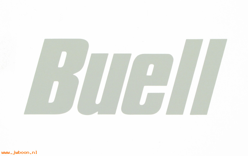  M0742GR.8 (14603-95Y): Decal, front fairing - gray    "Buell" - NOS - S2/S3 '95-'99