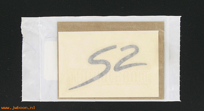   M0745WH.GR.8 (14607-95Y): Decal, tail section - white / grey    "S2 Thundwerbolt" - NOS