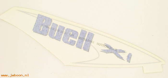   M0770.01A1 (M0770.01A1): Decal, fuel tank - right - NOS - Buell X1