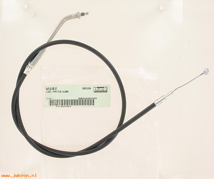   N0318.8 (56404-95Y): Throttle cable - close - NOS