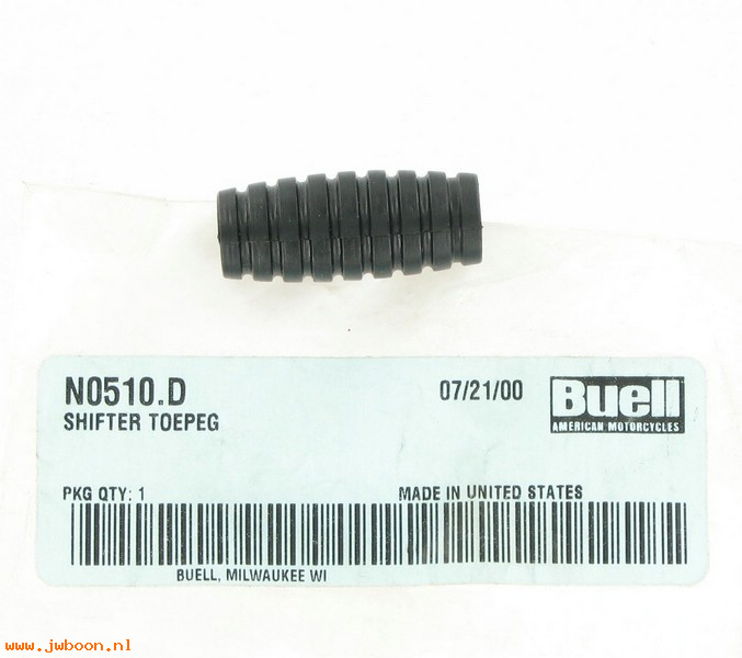   N0510.D (34670-97Y): Shifter toepeg - NOS - Buell M2, S3, X1 '97-'02