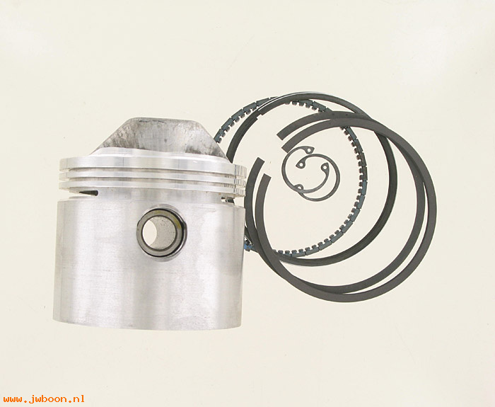 P -17551-030 (22255-72A): TRW forged piston,w.rings - XL1000cc,Ironhead Sportster, in stock