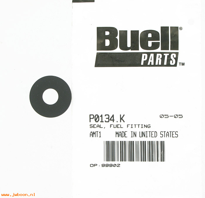   P0134.K (62127-99Y): Seal,fuel fitting - NOS - Buell S3 Thunderbolt,X1 Lightning 99-02