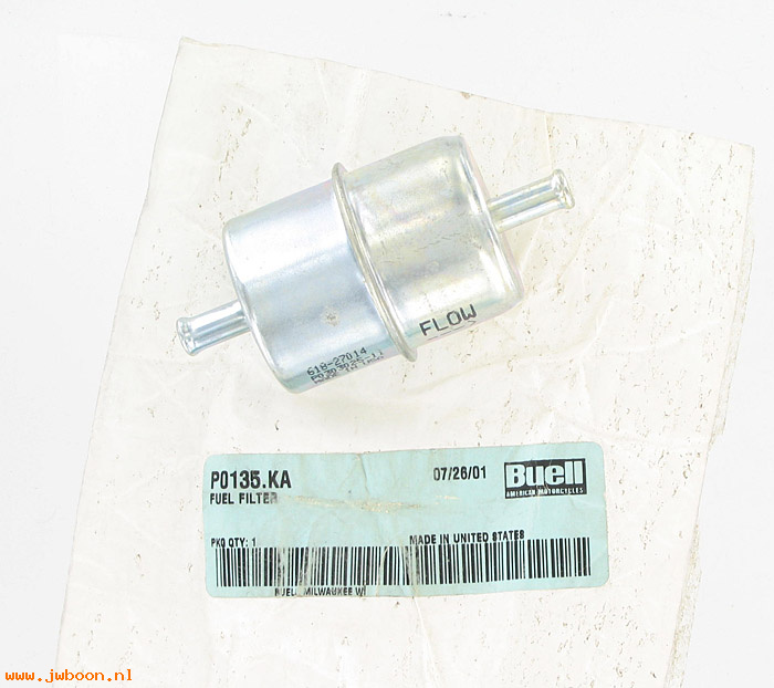   P0135.KA (62143-00Y): Fuel filter - NOS - Buell S3 Thunderbolt, X1 Lightning '99-'02