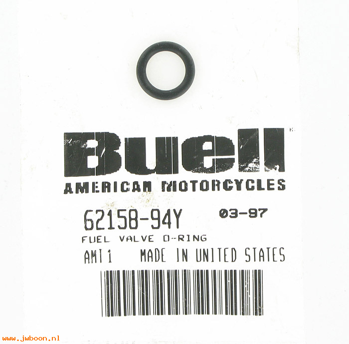   P0301.8 (62158-94Y): O-ring, fuel valve - NOS - Buell M2, S1, S2/S3, Blast