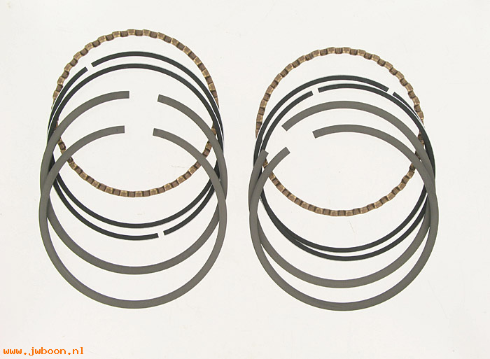 P RP11224R-000 (22325-48 / 262-48): Piston ring set - 3/32" comp, 3/16" 3-piece oil, park top - UL,EL