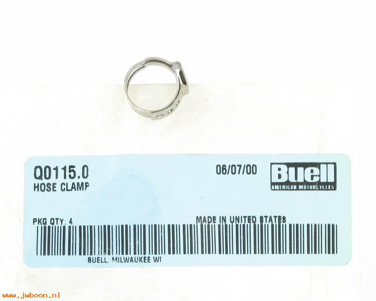   Q0115.0 (62049-94YA): Hose clamp - NOS - Buell S3 Thunderbolt '00-'02