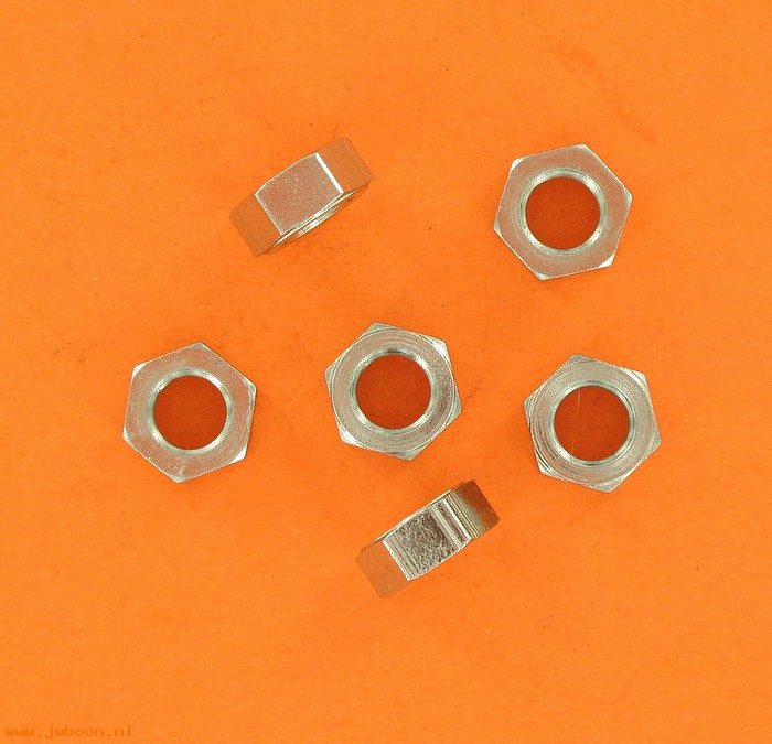 R      0129NI (    7789): Nut, 3/8"-24 x 1/4" x 9/16" hex - machined, in stock
