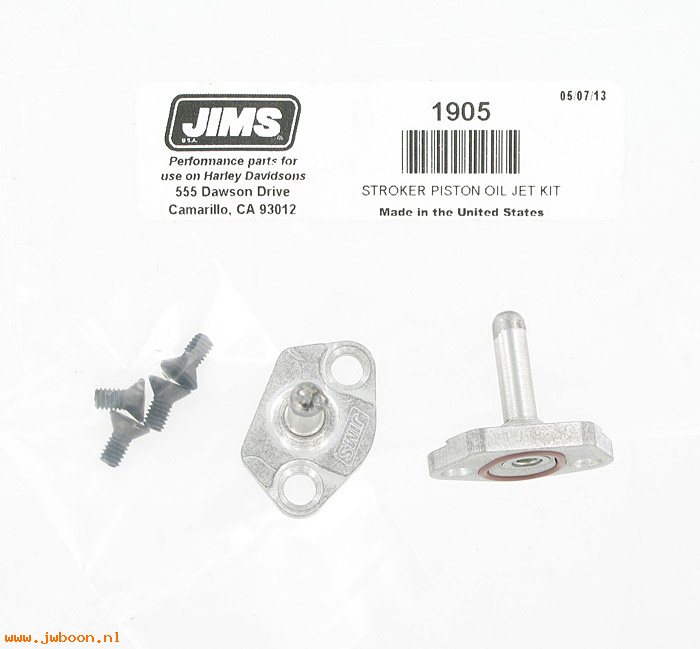 R 1905 (22307-99+): Stroker piston oil jet kit - JIMS USA Performance parts, in stock