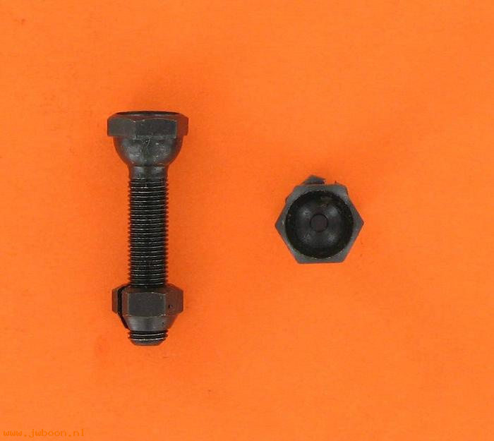R    221-36A (18555-36 / 18565-36): Tappet screw, with nut - Knucklehead, Panhead '36-'52