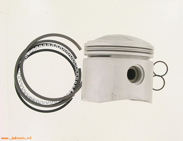 R  22109-74A (22109-74A): Piston, pin & rings - low compression, 3-7/16" bore - FL '41-'80