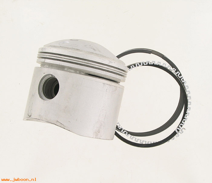 R  22141-74A (22141-74A): Piston, pin & rings - high compression, 3-7/16" bore,FLH,FX 41-80