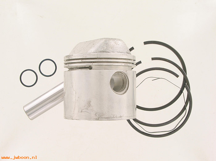 R  22251-72A (22251-72A): Piston with pin and rings - 1000cc - XL '72-'82, 3-3/16" bore