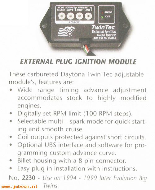R 2230 (): Ignition module - Daytona Twin Tec - JIMS, in stock
