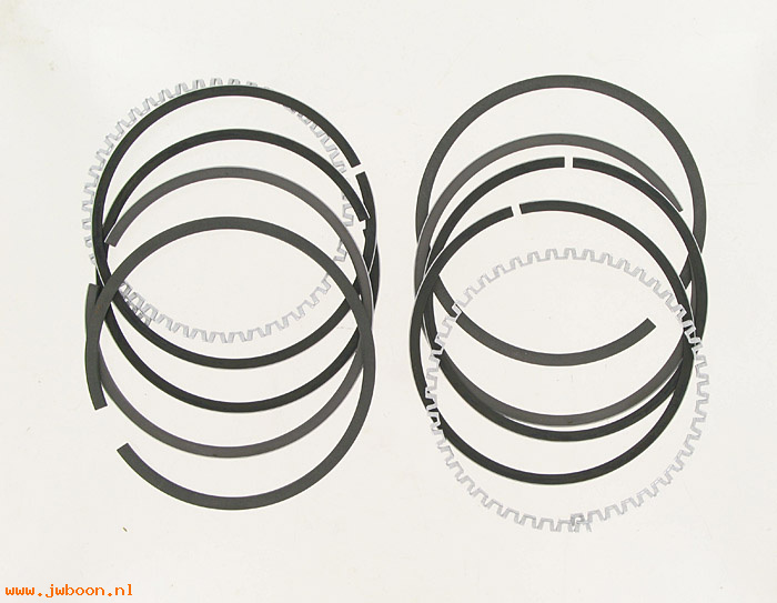 R  22327-55BC (22327-55B): Piston ring set,1/16" comp,3/16" 3-piece oil,chr top - VL,ULH,FLH